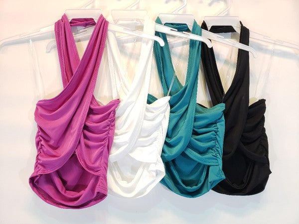 Jane, Cross wrap crop top