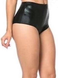 Belda, Black Shiny Bikini Bottom