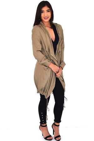 Emily, Long jacket with pocket - Dimesi Boutique