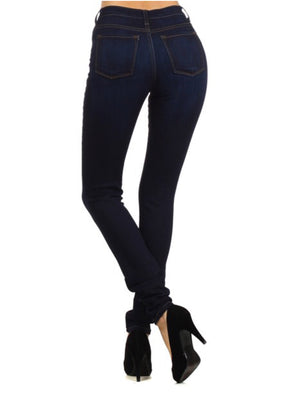 Dark blue high waist Jeans - Dimesi Boutique