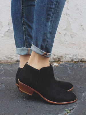 Manny, Flat Ankle Booties - Dimesi Boutique