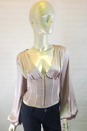Laura, Corset front crop top