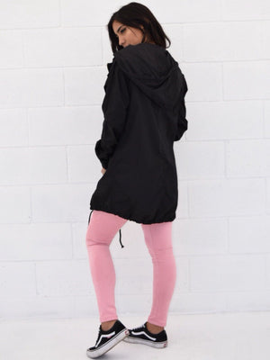 Elle, Black hooded jacket - Dimesi Boutique