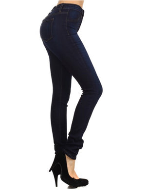 Dark blue high waist Jeans - Dimesi Boutique