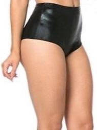 Belda, Black Shiny Bikini Bottom - Dimesi Boutique