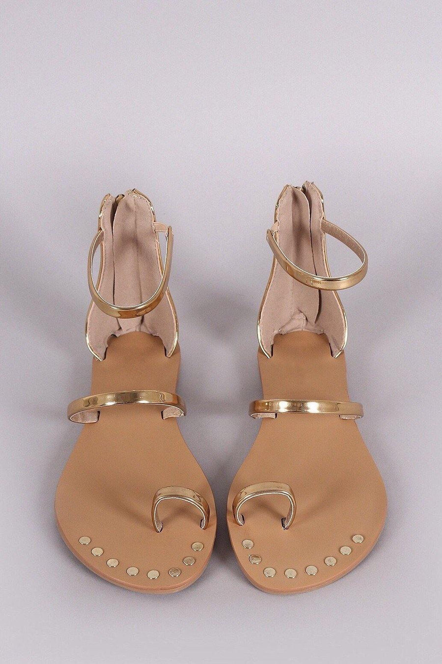 Athena, Gold Sandals - Dimesi Boutique