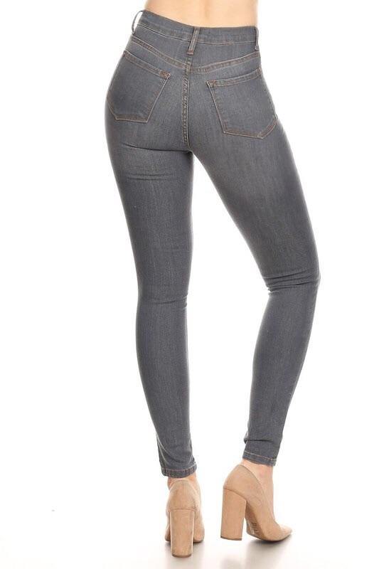 High rise fitted Jeans - Dimesi Boutique