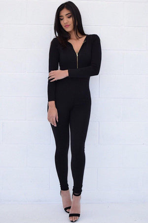 Long sleeve women's jumpsuit - Dimesi Boutique