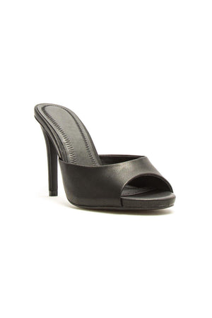 Open toe slide in mule heels - Dimesi Boutique
