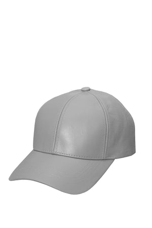 Leather ball hat - Dimesi Boutique