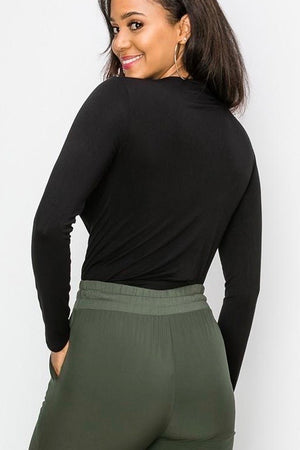 Kendall, Black Bodysuit - Dimesi Boutique