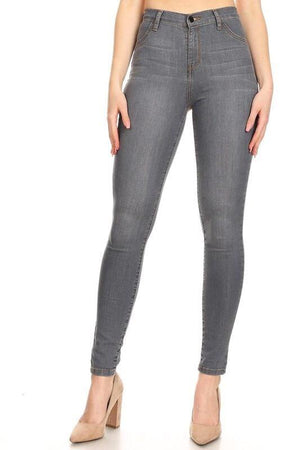 High rise fitted Jeans - Dimesi Boutique
