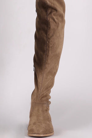Oksana, Thigh high flat boots