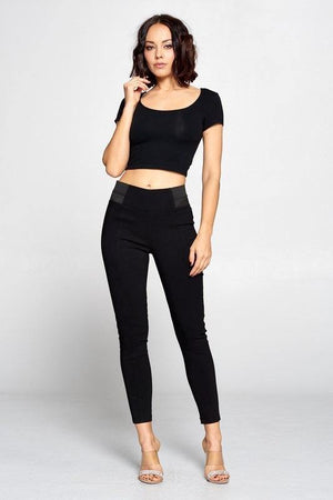 NOVA Black high waist thicker leggings - Dimesi Boutique