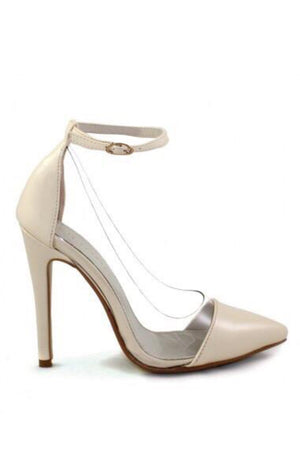 Pointed heels with clear side - Dimesi Boutique