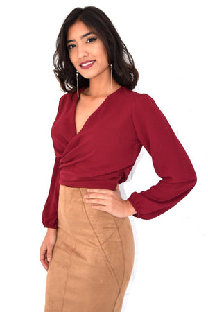 Selena, Cropped blouse - Dimesi Boutique