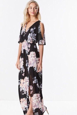 Bridgit Maxi Floral Dress - Dimesi Boutique