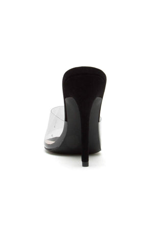 Frasier, One band slide clear heels - Dimesi Boutique