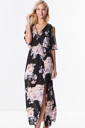 Bridgit Maxi Floral Dress - Dimesi Boutique