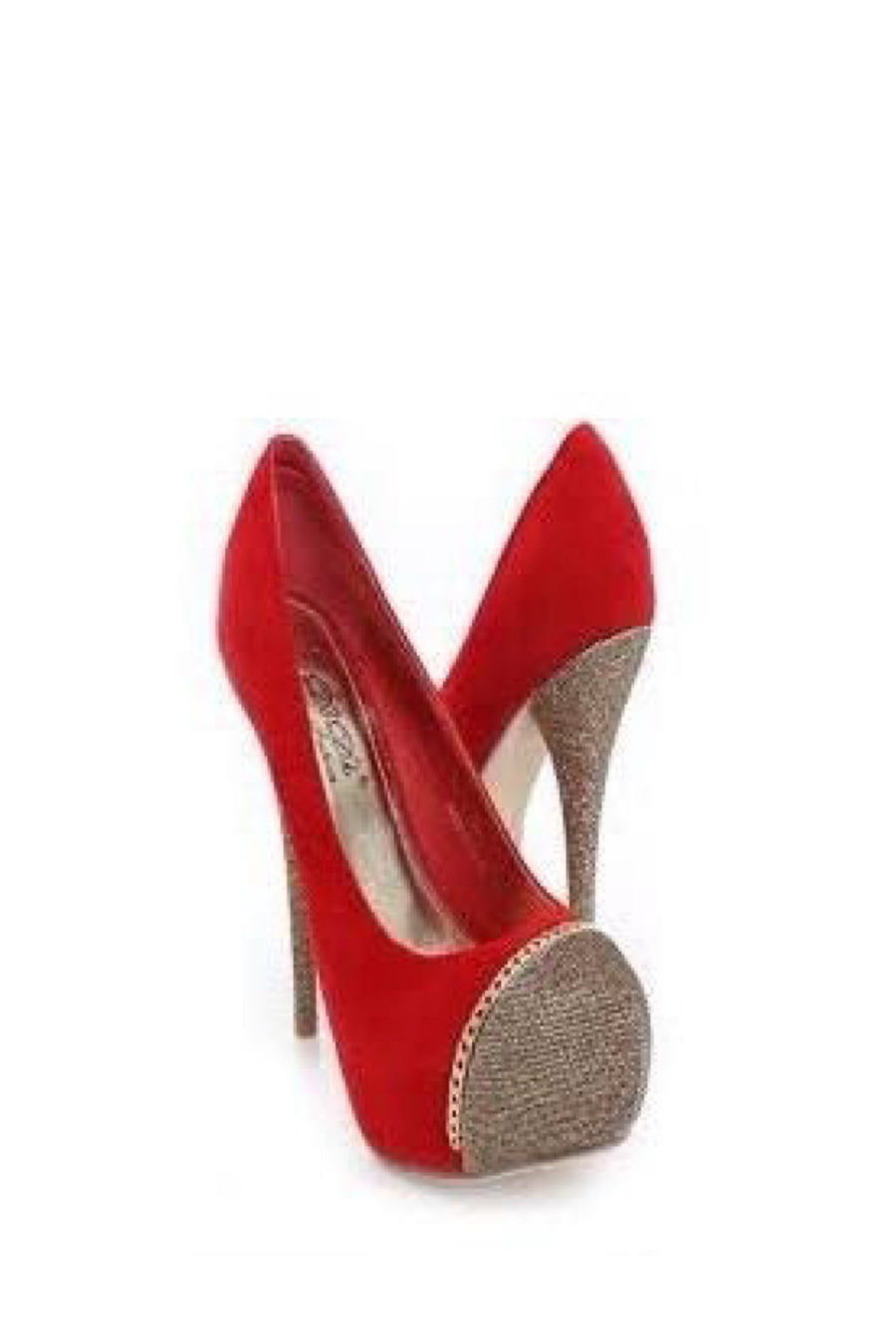 Caron, Sparkly front Chain Platform heels - Dimesi Boutique