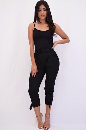 Hayden, pants with legs and waist tie bow detail - Dimesi Boutique