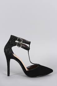 Bessy, Pointy heels with ankle strap - Dimesi Boutique