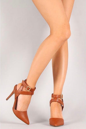 Ivana, Ankle strap pointy heels