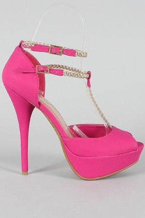 Covina, Platform ankle strap heels - Dimesi Boutique
