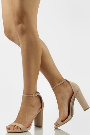 Morris, Chunky heels with ankle strap - Dimesi Boutique