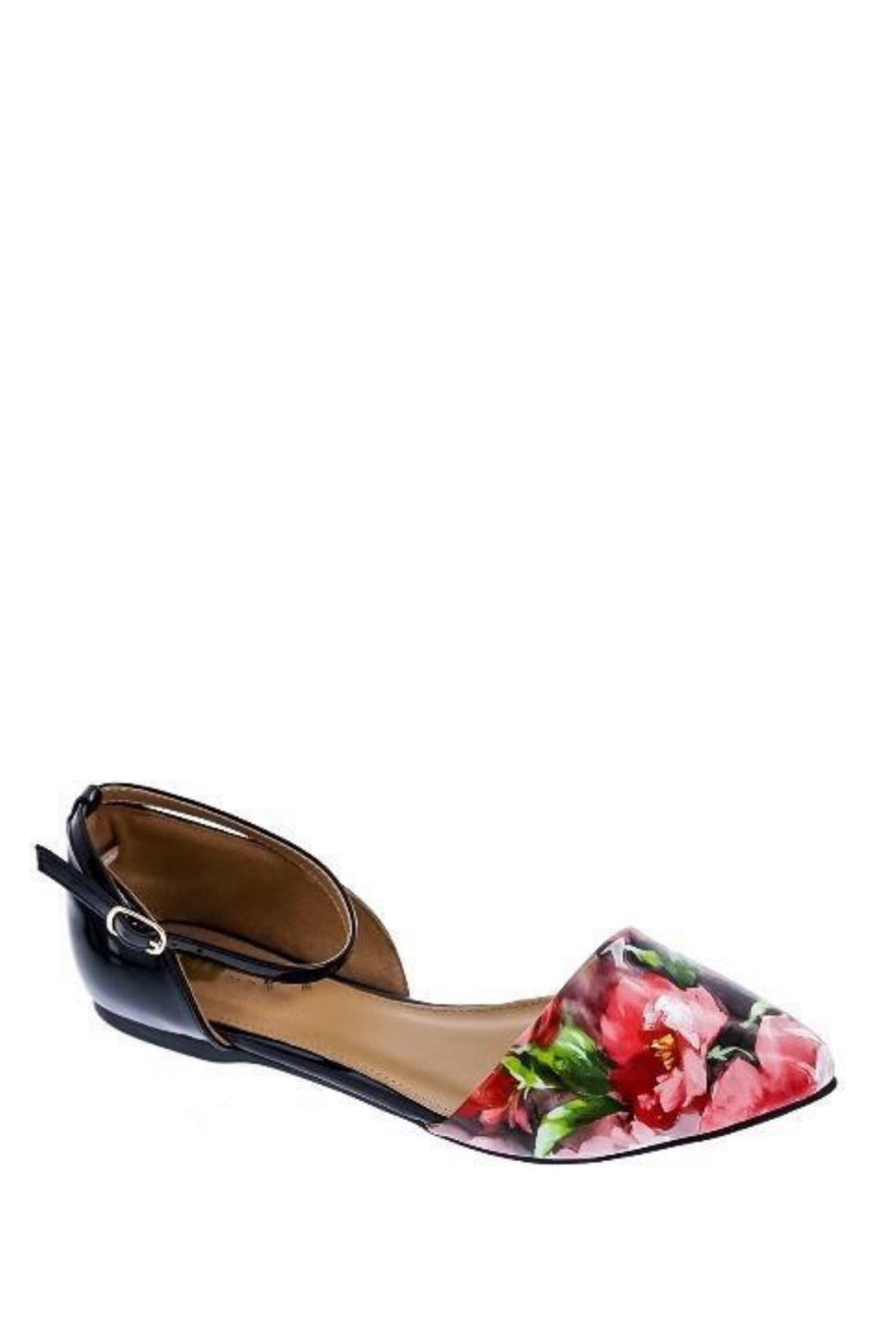 NF-Spru, Pointed Floral Flats - Dimesi Boutique