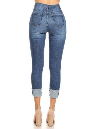 High waist destroyed jeans - Dimesi Boutique
